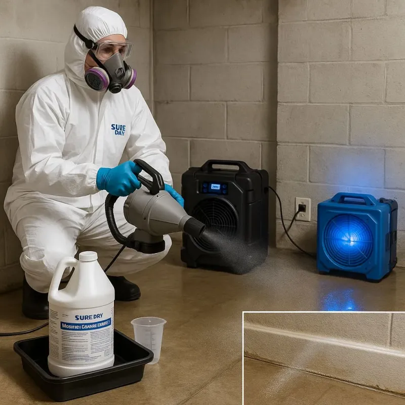 Sanitization and Odor Removal process in Huntingtown, MD